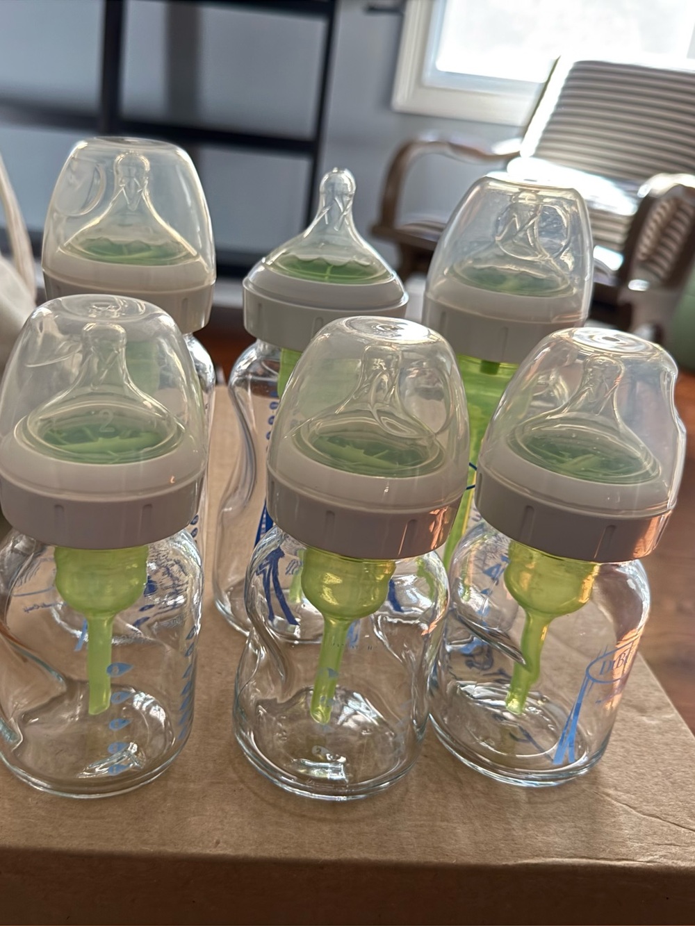 Dr. Browns Glass Baby Feeding Bottle Set with Max Air flow